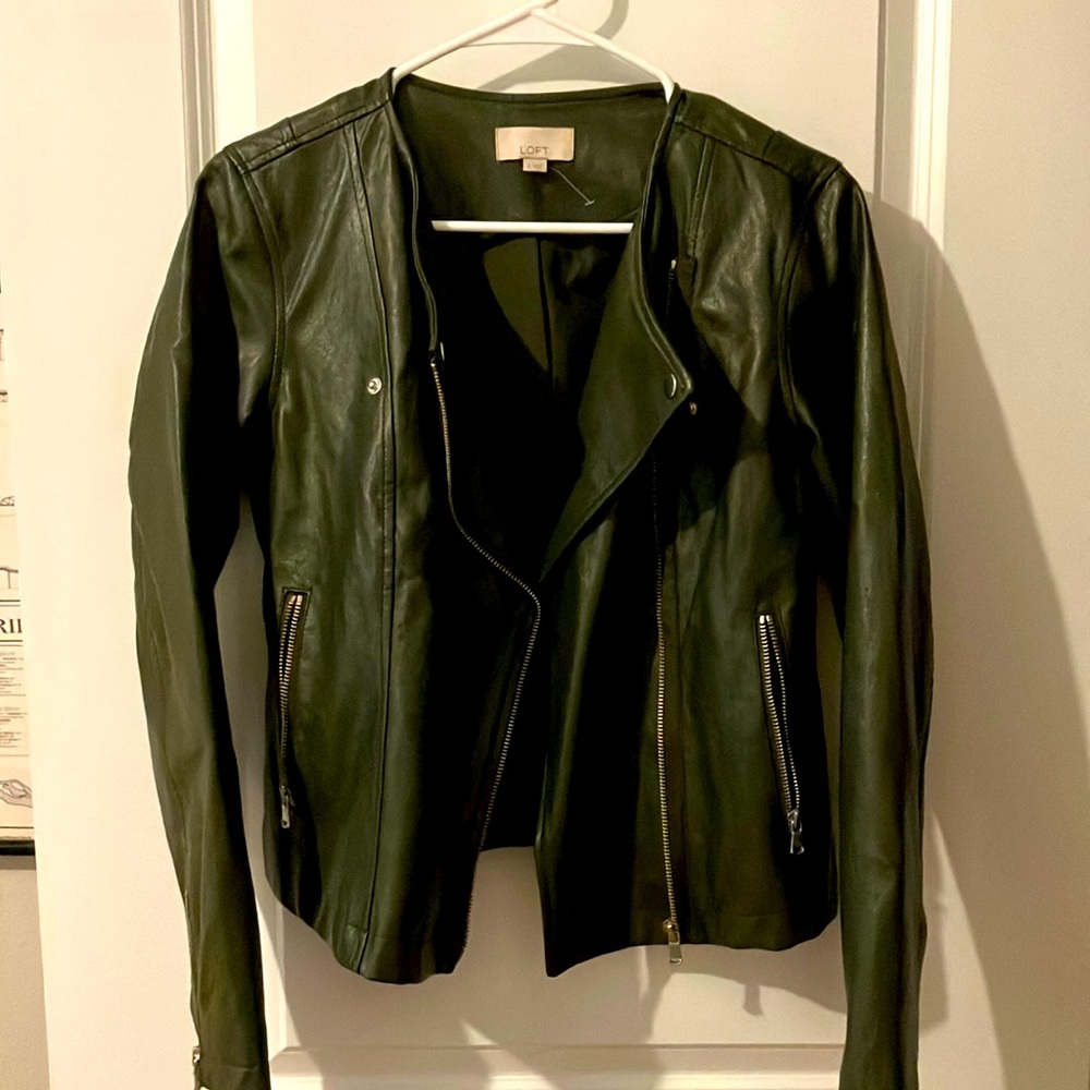 Green Moto jacket